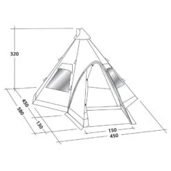 Robens Kiowa 10 Person Tipi Tent -Outdoor Gear Shop go 044108 e