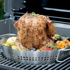Weber Gourmet BBQ System Poultry Roaster -Outdoor Gear Shop go 326736 c