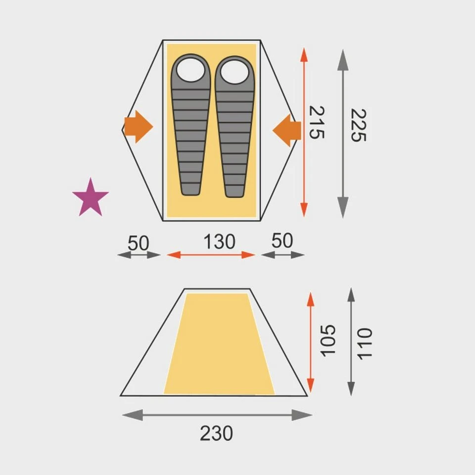 Rakoon II Person Tent 4 Rakoon II Person Tent - Image 2