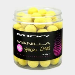 Sticky Baits Manilla Yellow Ones 16mm 100g Pot